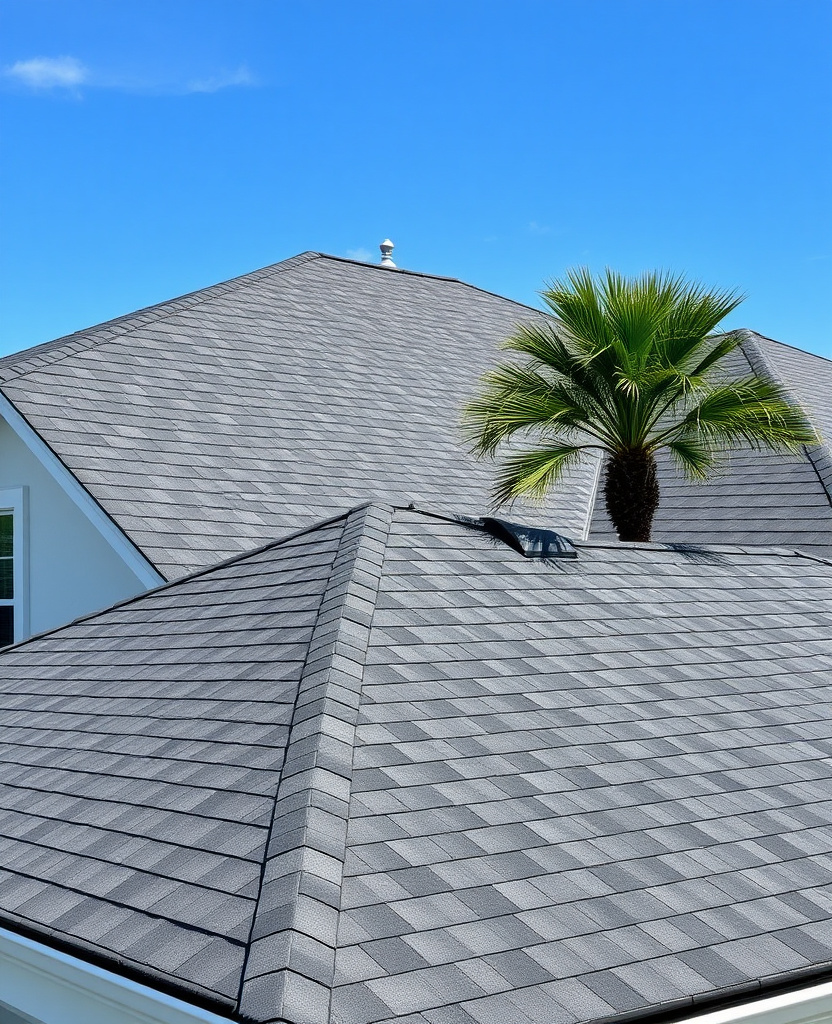 The same Daytona Beach roof after professional replacement and repair